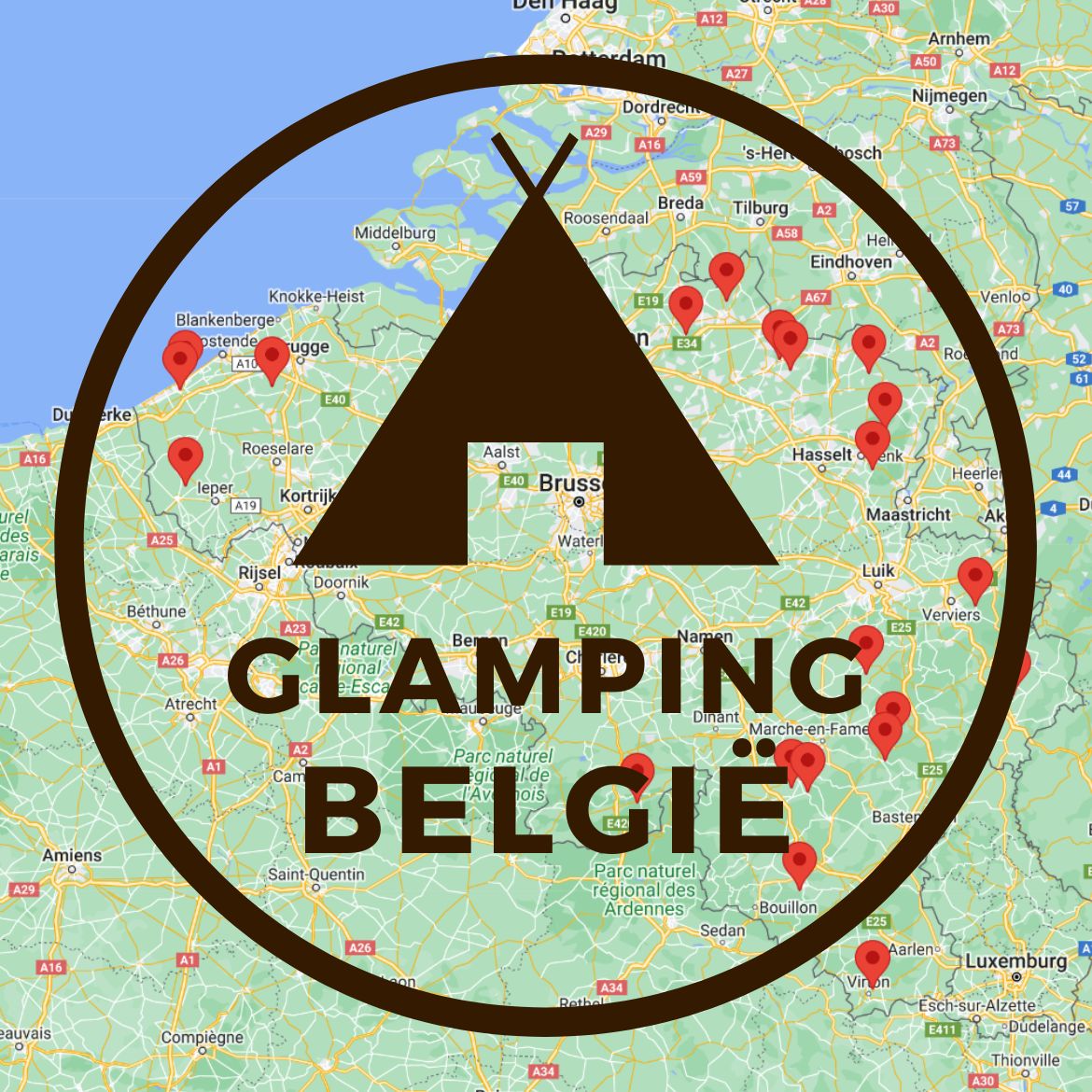 glamping in België